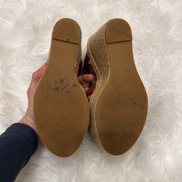 SAINT LAURENT YSL Tribute Wedges Camel Size 36.5 - Picture 8 of 8